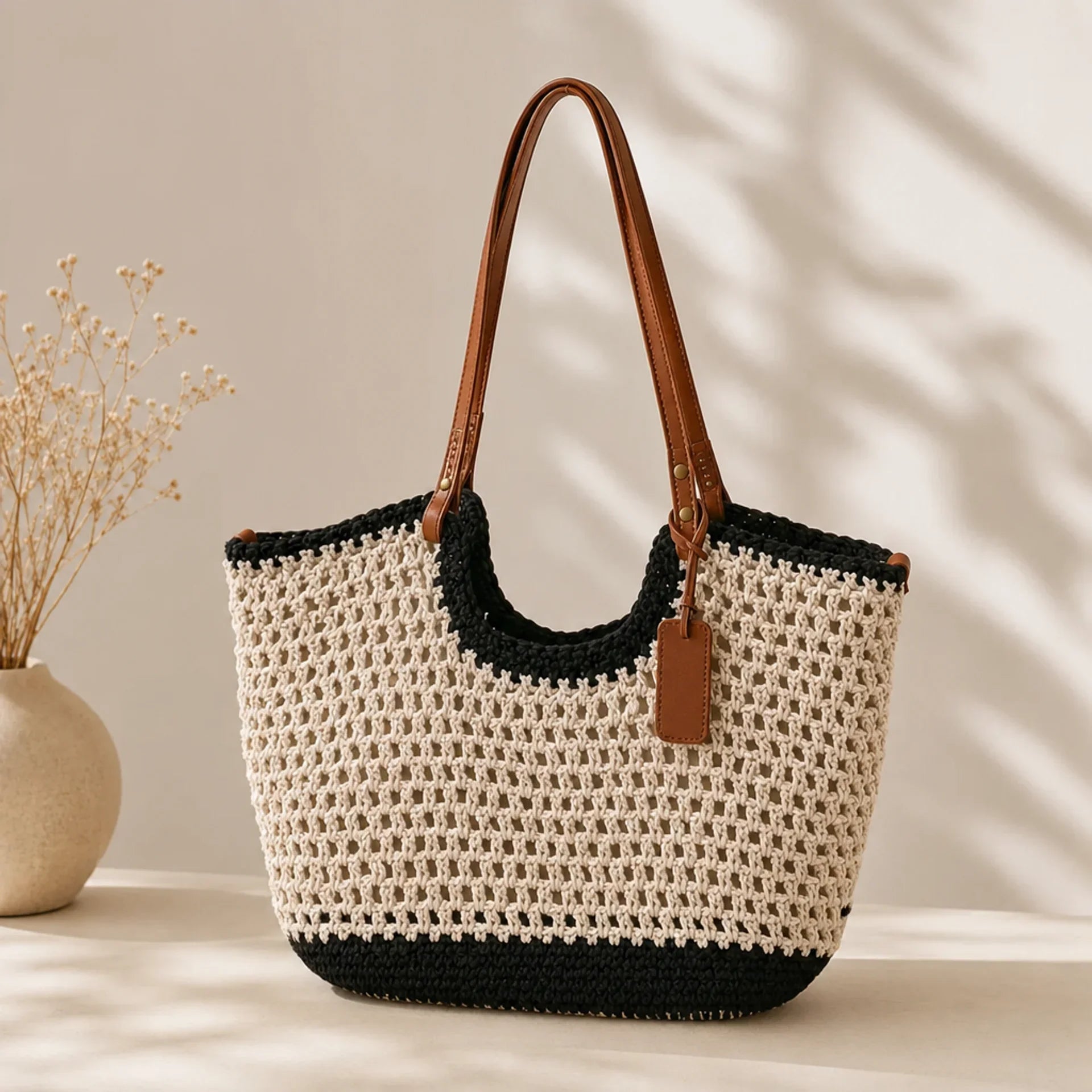 Clare Two-Tone | Handwoven Tote Bag