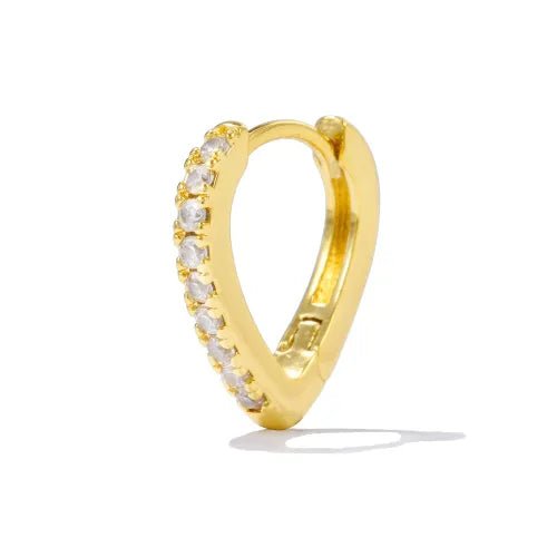 Gold-Plated Round Turquoise Stud Earrings