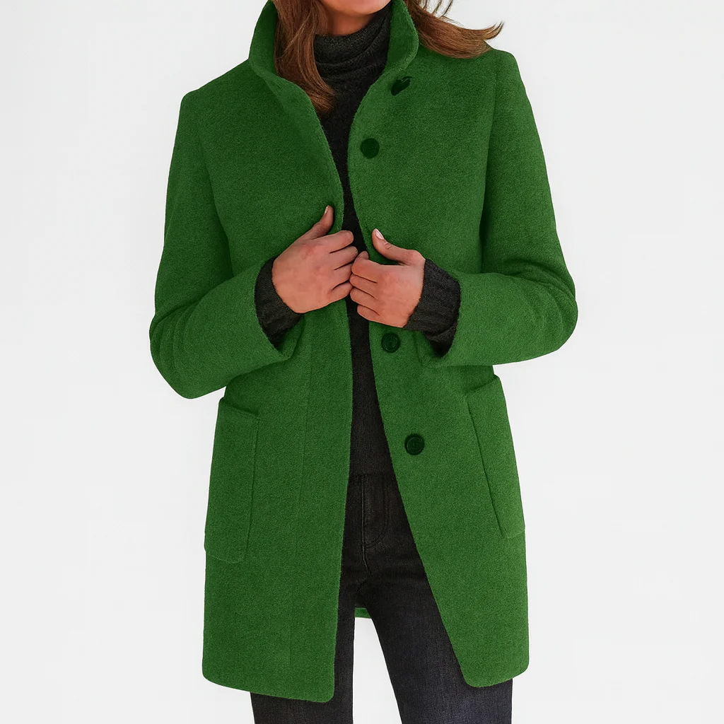 Eleonora | Wool Midi Cut Coat