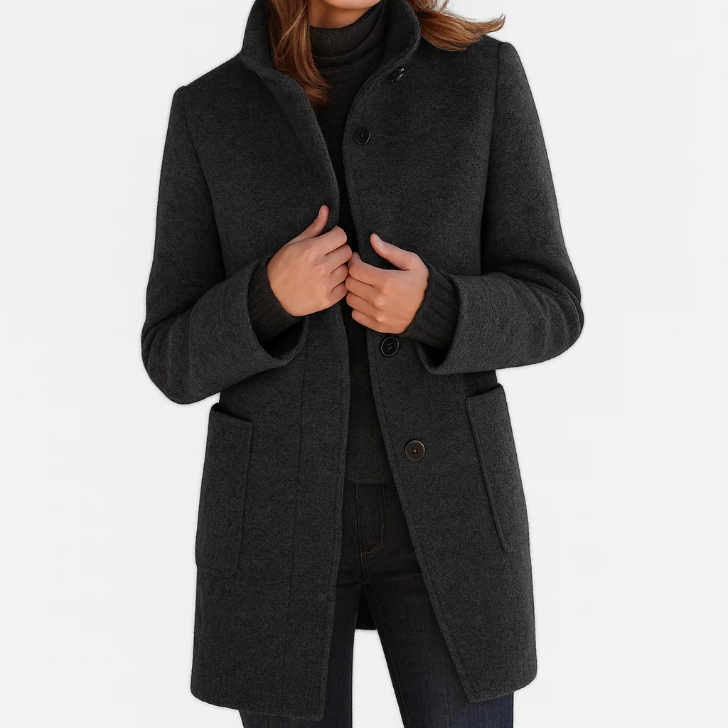 Eleonora | Wool Midi Cut Coat