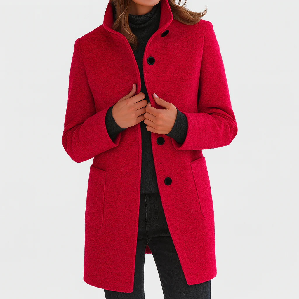 Eleonora | Wool Midi Cut Coat