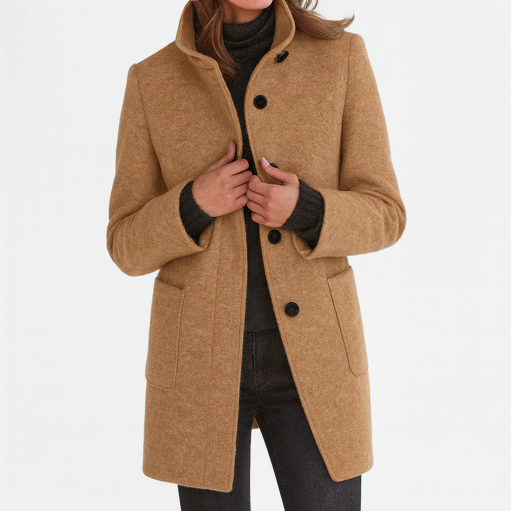 Eleonora | Wool Midi Cut Coat