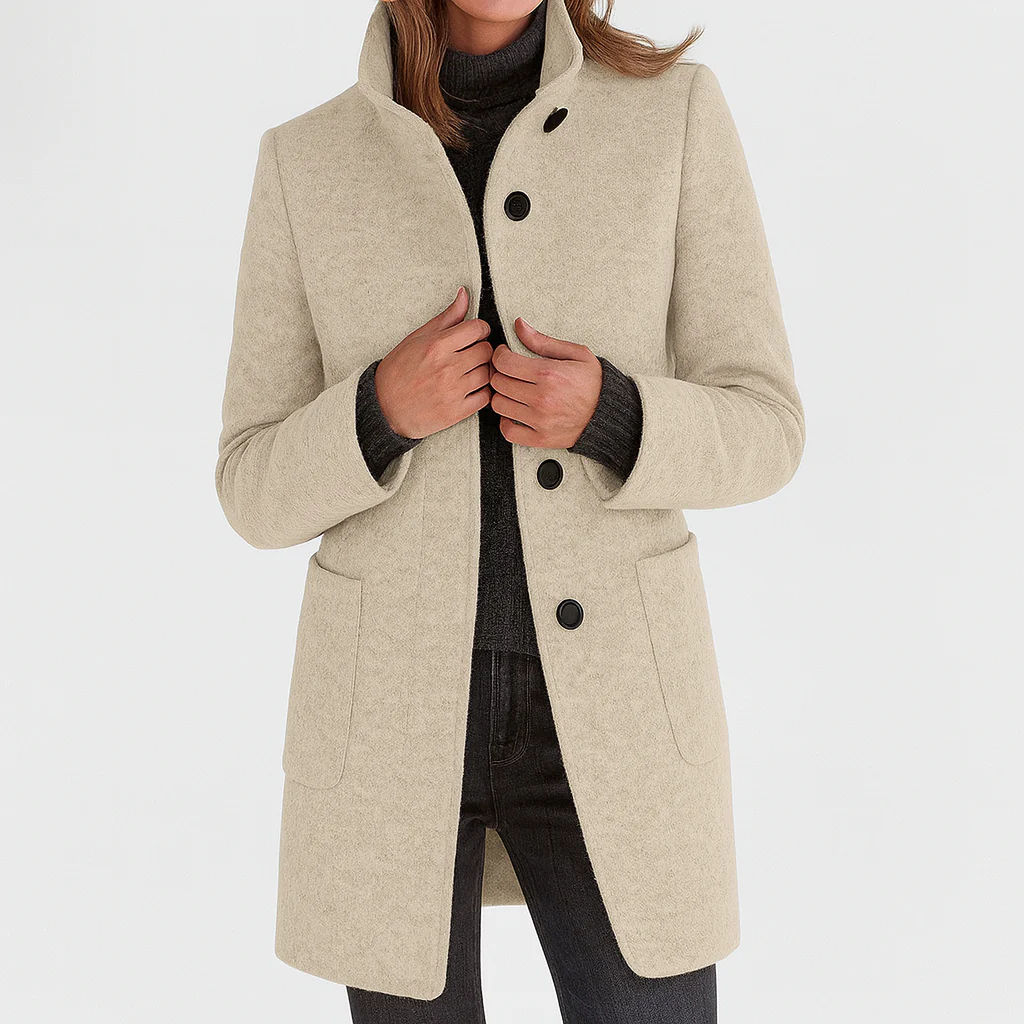 Eleonora | Wool Midi Cut Coat