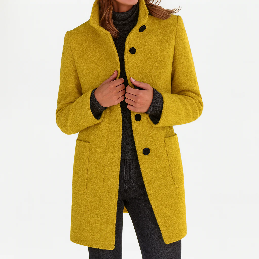 Eleonora | Wool Midi Cut Coat