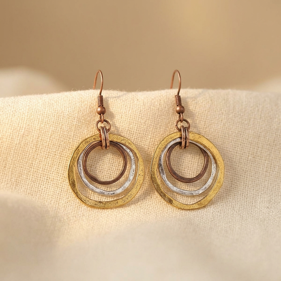 Gold & Silver Vintage Earrings