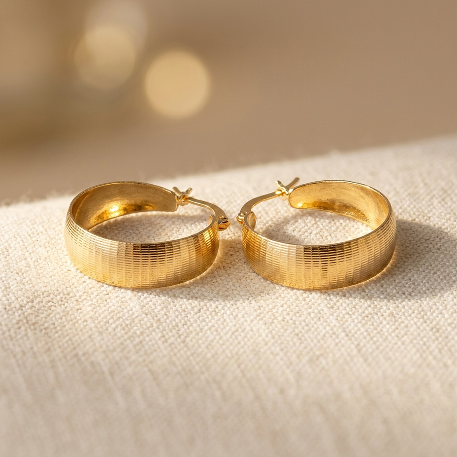 Sophisticated Luxe Gold Earrings