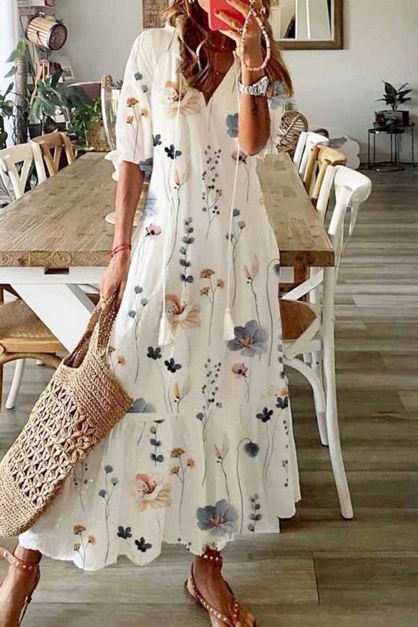 Mildred | Effortless Floral Maxi