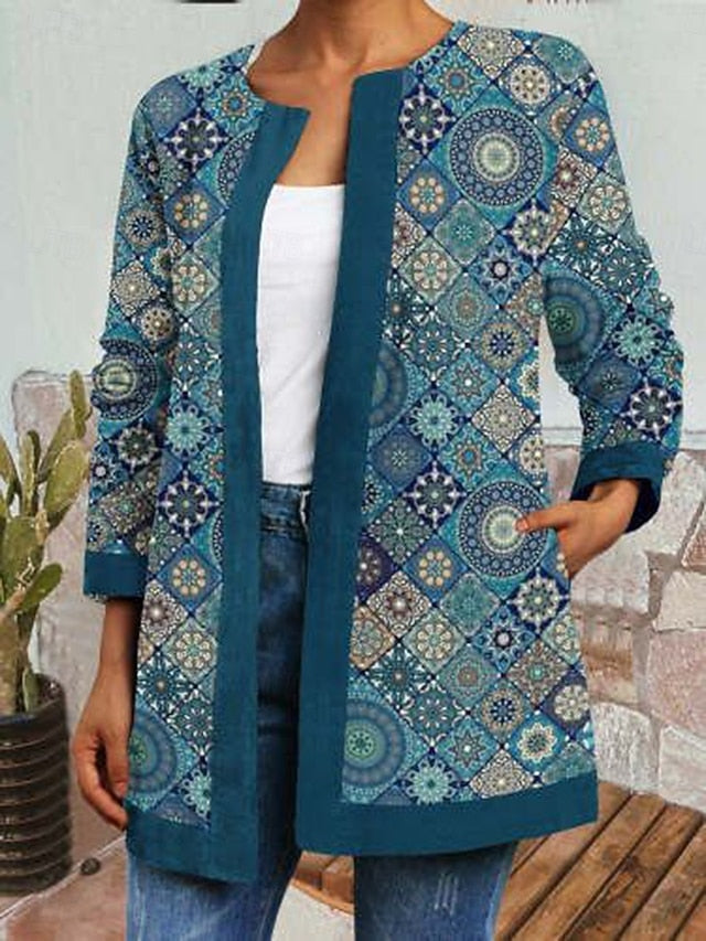 Briony | Floral Patchwork Quilted Jacket