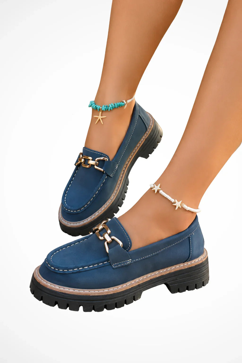 Sharon | Chunky Orthopedic Slip On Loafer Shoes
