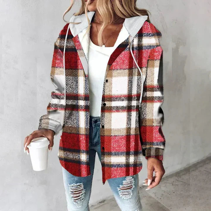 Elise Hooded Lined Overshirt